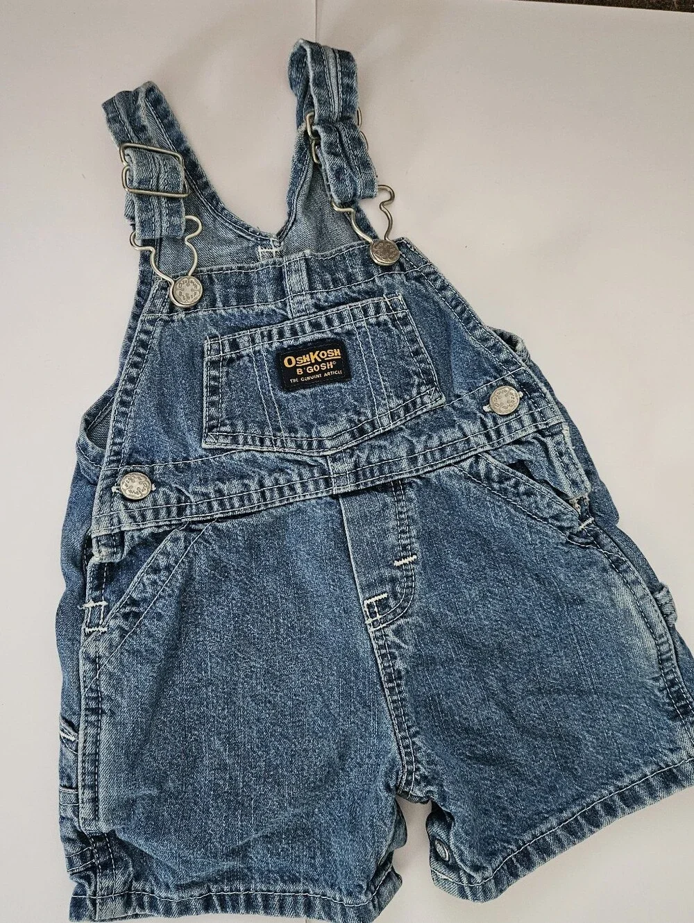 OshKosh B'gosh Blue Denim Shortalls for Kids